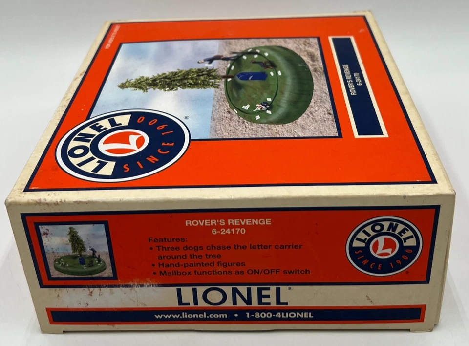 Lionel 6-24170 Rover’s Revenge Animated Dogs Chase Mailman O Gauge New NIB HTF - Image 3 of 4