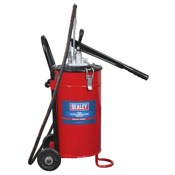 Sealey AK451X Sealey AK451X Bucket Grease Pump Trolley 15kg