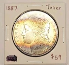 Morgan Silver Dollar 1887 Philadelphia $1 Business Strike Silver 0.9 Fine