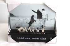 NEW Malden Puppy Dog Love Spin Quote Decorative 4 x 6 inch Photo Frame WOOF 