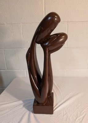 Vintage  Chalkware Statue Mid Century Modern Sculpture by Marwal Industries