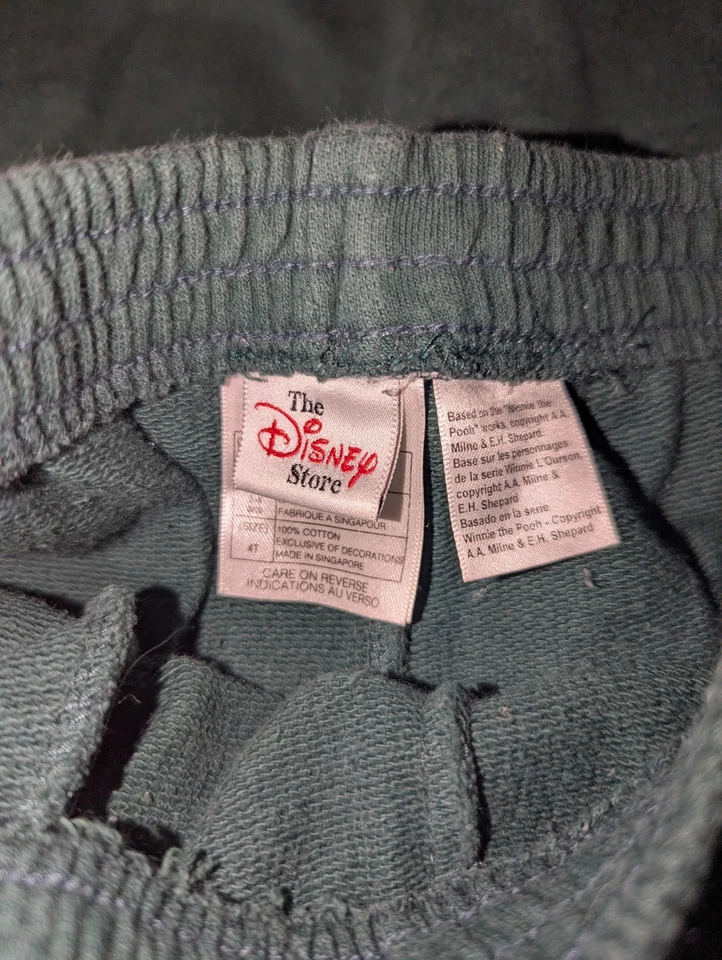 Vintage Winnie The Pooh Disney Store 2 Piece Toddler 4T Shirt Pants Y2K - Image 2 of 4