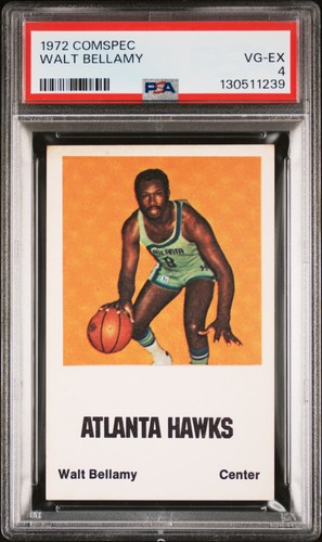 Walt Bellamy 1972 Comspec card