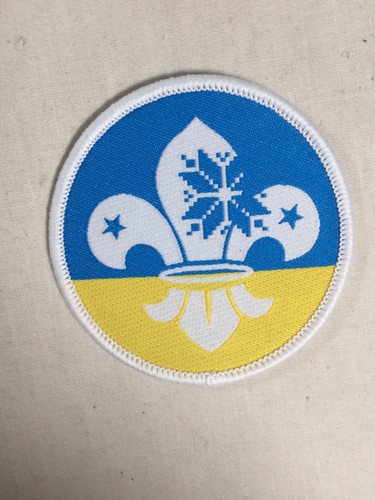 Boy Scouts Kandersteg International Scout Centre blue yellow International Patch