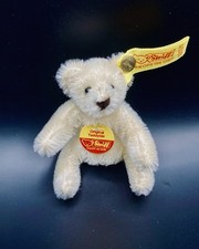 Vintage Steiff Mini Teddy Bear Blond Mohair Flexible 3  West Germany Tags Cute 