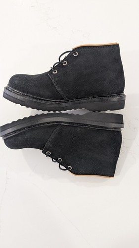 OUR LEGACY Chukka Boot 42 Dim Black Velour Suede Vibram Made in Portugal NIB - Picture 2 of 18
