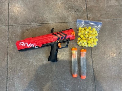 NERF Rival Apollo XV-700 Blaster - Red + Darts And Two High Capacity Magazine