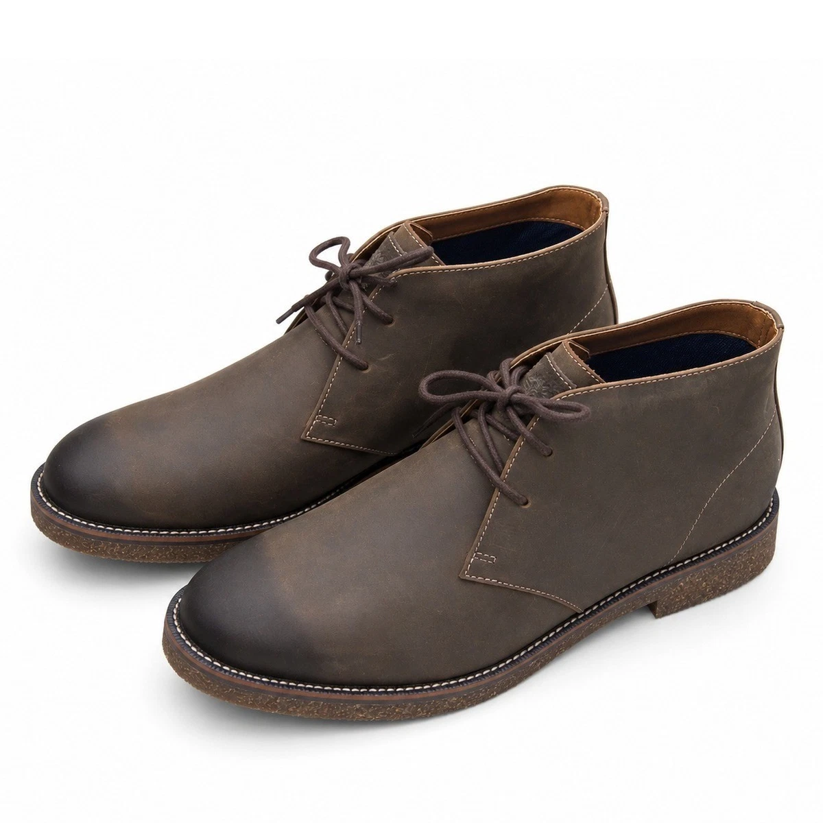 Dockers Calgary Suede Chukka Boots Mens 11 M Taupe Casual Comfort Preppy NEW Suede Solid Cushioned M Boots for Men for sale | eBay main image 2