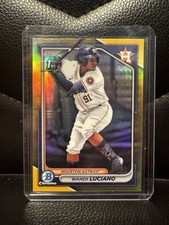2024 Bowman Chrome - Bowman 1st Gold Refractor #BCP-208 Waner Luciano /50