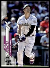 2020 Topps Update Josh Fuentes Colorado Rockies #U-17