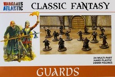 Wargames Atlantic Guards   1 Sprue   6 Minis   28mm Classic Fantasy