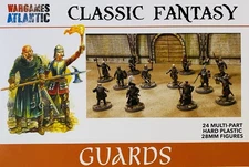 Wargames Atlantic Guards • 1 Sprue • 6 Minis • 28mm Classic Fantasy