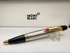 Montblanc. Special Edition Boheme Black + Gold + Silver Ball Pen With Box