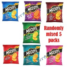 McCoys Ridge Cut Potato Crisps Random 5 Mixed Treats