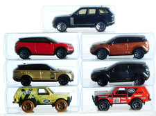 Hot Wheels & MB-"Range Rover"-Evoque/ Classic/ Velar/Vogue SE-Loose W/PVC Cases.