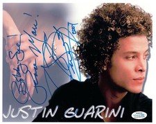 American Idol Justin Guarini Signed Autographed 8x10 Photo ACOA