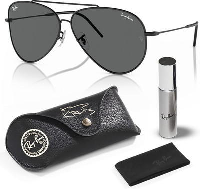 Ray-Ban RBR0101S LENNY KRAVITZ X AVIATOR REVERSE Square Shaped Sunglasses for Me