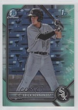 2022 Bowman Chrome Prospects Aqua Refractor 17/125 Erick Hernandez #BCP-181 0au4