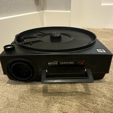Kodak Carousel 750H 35mm Slide Projector Portable w/ Remote  Transvue 140 Tray