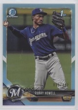 2018 Bowman Draft Chrome Sky Blue Refractor 75/402 Korry Howell #BDC-61 12dm