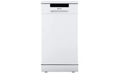 Image of Hisense HS523E15WUK Slimline Dishwasher - White - 10 Place Settings