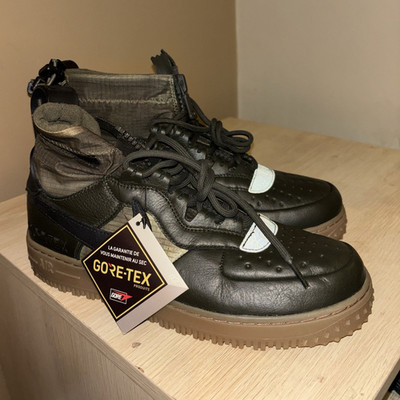 Nike Air Force 1 Gore-Tex Waterproof High Top Men s Sneakers Green Black Brown