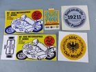Lot of 5 stickers sticker ADAC 1986 St Wendel RALLYE sticker vintage c5