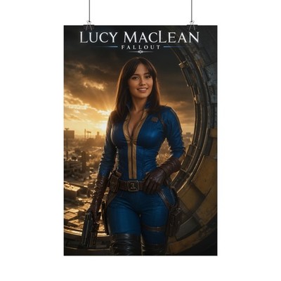 Lucy Fallout Poster, Fallout Wall Art, Gaming Print, Post Apocalyptic Decor