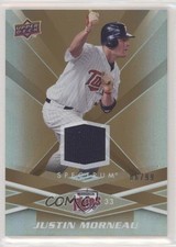 2009 Upper Deck Spectrum Gold Jersey 86/99 Justin Morneau #58 l8x