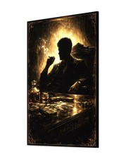 Mafia Leinwand Bild Tony Montana Dekoration Wandbild Scarface Pate Gangster