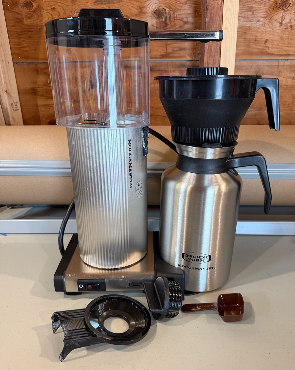 Moccamaster Technivorm 39340 CDT Grand Cafetera Plateada SOPORTE FILTRO ROTO