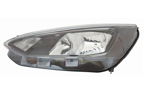 ABAKUS Main Headlight 431-11AJLMLDEM2 Left For Ford, Reinforced LED H7 H1