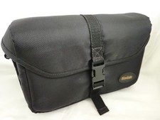 VTG Kodak Camera Bag Case Shoulder Strap Padded DSLR SLR Travel Canvas Black