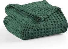 100% Cotton Blanket Throw for Double Bed, 2 Seater Sofa, Couch, Settee 170x250cm