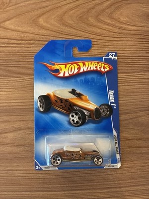 2008 Hot Wheels All Stars #67 Track T Golden Brown Lowboy Roadster  B157