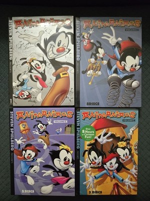 *NEW* Animaniacs Volume 1, 2, 4 DVD + *USED* Volume 3 DVD In Boxes 