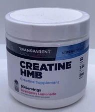 Transparent Labs Creatine HMB 30 Servings Strawberry Lemonade EXP 07/2026 NEW