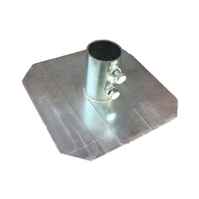 Heavy Duty Dock Foot Plates | Steel Dock Pads by Jack Docks | Dock Pipe Hardware