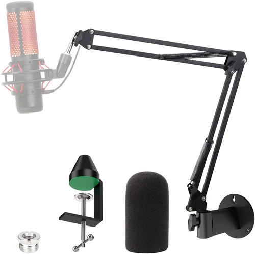 YOUSHARES Mikrofon Arm, Mikrofonarm Hyperx Quadcast, Mikrofon Wandhalterung, Met