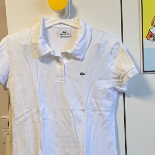 LACOSTE Kleid, reinweiß (Foto täuscht), Größe 40 (F)