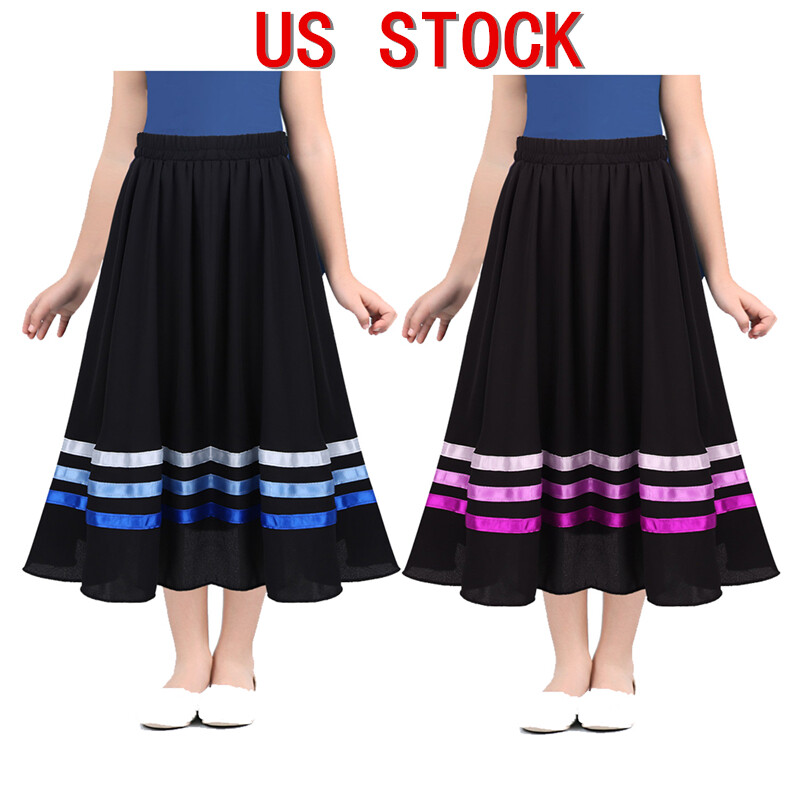 Girls Rad Character Skirts Full Circular Ribbon Swing Skirt Ballet