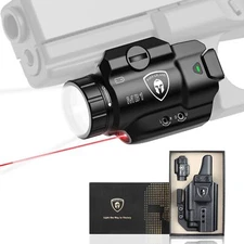 MB1 500 Lumens Weapon Light-Red Laser&White LED Combo wi/Glock17/19 Claw Holster