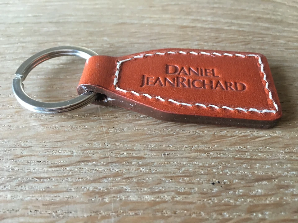 New - Key Chain Daniel Jeanrichard - Steel And Leather - Image 2 of 3
