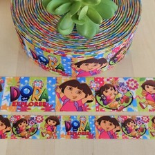 7/8 1.5" 1 YD Dora Grosgrain Ribbon Dora The Explorer Ribbon Boots