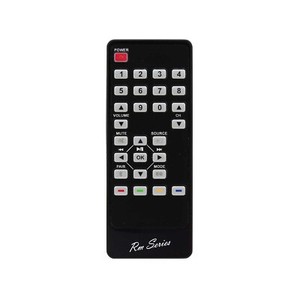 Replacement Remote Control For Polaroid TB285 2.0 / 2.1 Channel Bluetooth Soundbar - IR, Black