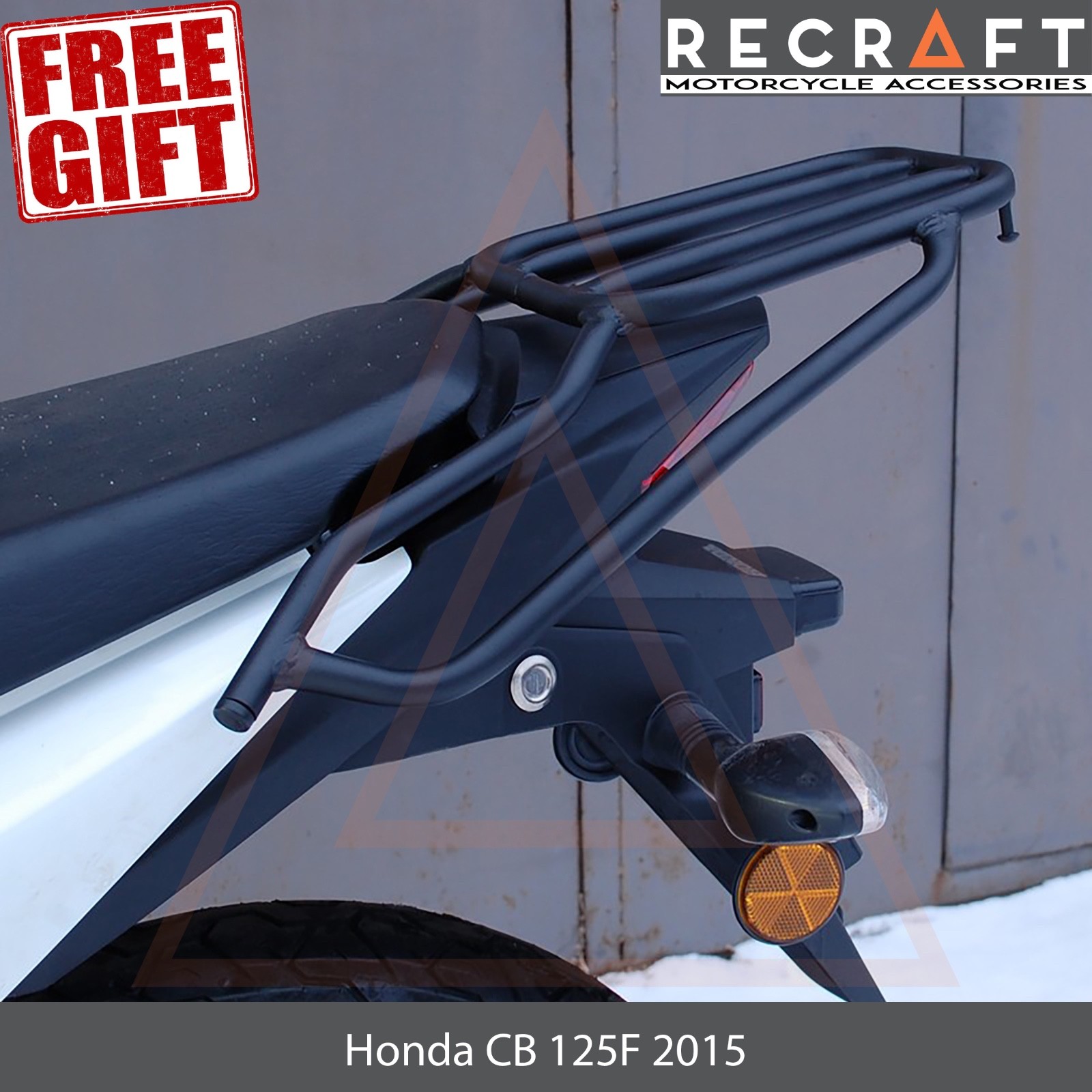 Honda CB125F 2015+ Luggage Rack with passenger handles + GIFT | eBay
