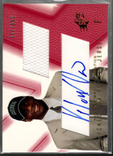 B1568- 2001-02 SPx #103C Kedrick Brown RC Auto Jersey /800 - (ROOKIE AUTOGRAPH)