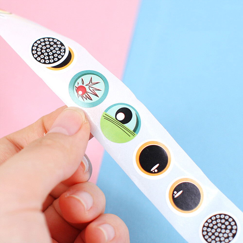 FREEBLOSS Gesichtsaufkleber 15 Bogen - Mund Augen Augenbrauen Basteln