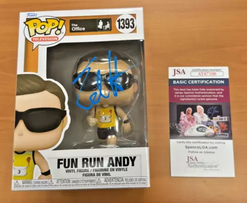 Ed Helms Signed Autographed Funko Pop #1393 The Office JSA COA Authenticated