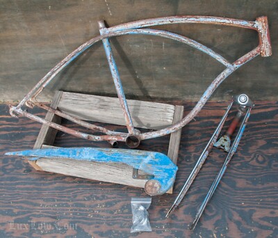 1949 Vintage Schwinn Phantom Bike FRAME FORK CHAINGUARD